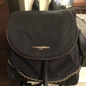 Authentic Karl Lagerfeld backpack with logo!
